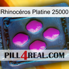 Rhinocéros Platine 25000 04